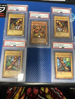 Yugioh Exodia Pieces PSA Graded Lot - Image 1