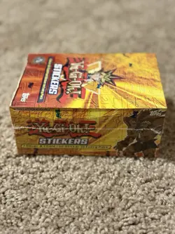 Vintage Yu-Gi-Oh Stickers - Factory Sealed Box - 48 Packs - 1997 Topps - Image 2
