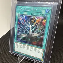YUGIOH TOON PAGE-FLIP BLCR-EN068 SECRET 1ST ED NM - Image 2