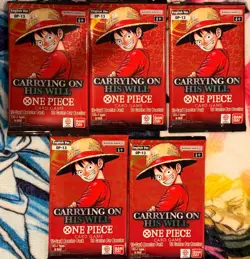 One Piece TCG: Five OP13 Booster Packs (Carrying on his will) - Image 1