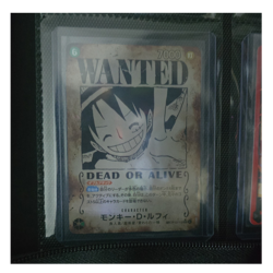Bandai One Piece CCG Wanted Monkey D. Luffy OP13-118 Full Art Holo SP SR - Image 1