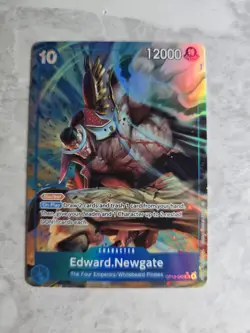 Edward.Newgate (Alternate Art) OP13-042 One Piece Carrying On His Will Foil - Image 1