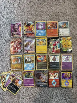 Pokemon Card Lot 24 Cards HP/DAMAGED - Image 1