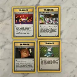 Pokemon Card Lot 1999 WOTC 30 Different Trainer Cards All NM Many Rare. - Image 3