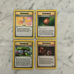Pokemon Card Lot 1999 WOTC 30 Different Trainer Cards All NM Many Rare. - Image 4