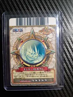 One Piece 2011 BANDAI BERRY MATCH MONKEY D LUFFY ACE GOLDD HOLO VINTAGE CARD OP - Image 2