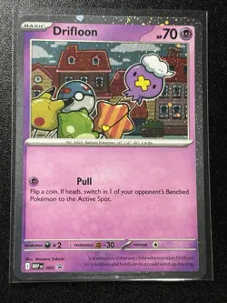 Drifloon Black Star Promo Mega Evolution Blister Exclusive Cosmos Holo Mint Card - Image 2