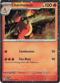 Charmeleon - (Cosmos Holo) Holo Promo Miscellaneous Cards & Products 005/165 NM - Image 1