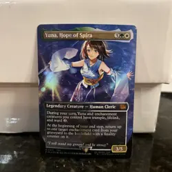 Yuna, Hope of Spira CHOCOBO TRACK FOIL - 0571 - Final Fantasy FIN MTG - Image 1