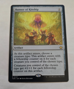 Banner of Kinship - FDN - R 127 - Bottom Crimp Misprint Miscut Error NM - Image 1