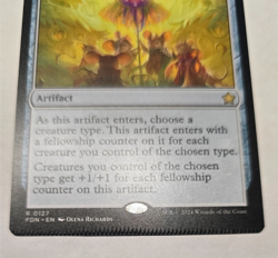 Banner of Kinship - FDN - R 127 - Bottom Crimp Misprint Miscut Error NM - Image 2