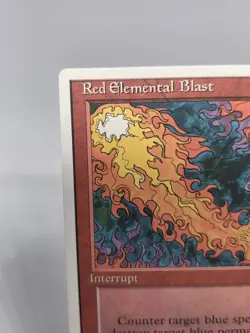Magic The Gathering Fourth Edition Red Elemental Blast Vintage MTG 1994 Rare - Image 2
