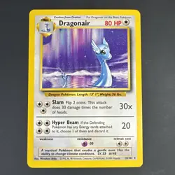 1999 Pokemon Base Set Dragonair 18/102 Rare WOTC Vintage TCG - NM - Image 1