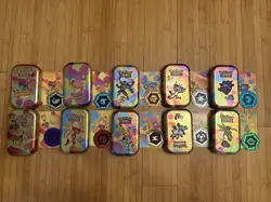 *EMPTY* Pokemon 151 Mini Tin Set - Including ART and COINS. NO PACKS! - Image 1