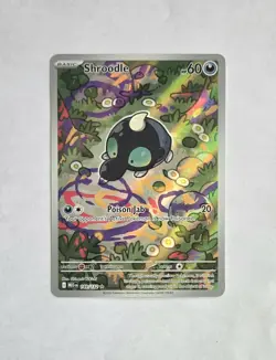 Pokemon TCG Shroodle 149/132 Illustration Rare Mega Evolution NM - Image 1