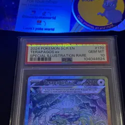 2024 Pokemon Stellar Crown Terapagos EX - SIR 170/142 - PSA 10 - Image 2