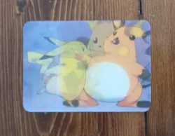 Pokemon Pikachu Raichu 3D Lenticular Promo Card Pioneer PIKA-0030D/DVD *READ* - Image 1