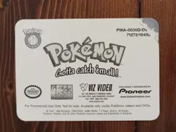 Pokemon Pikachu Raichu 3D Lenticular Promo Card Pioneer PIKA-0030D/DVD *READ* - Image 2