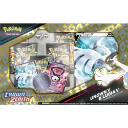 Pokemon Crown Zenith Unown V & Lugia V Special Collection Box - Image 1