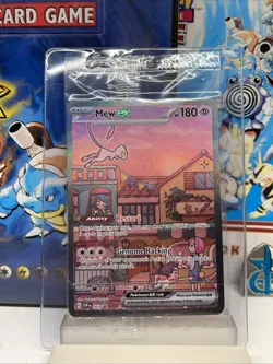 Mew ex SVP 053 Pokemon Scarlet Violet 151 Black Star Promo - Sealed - Image 1