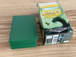 Dragon Shield Matte Emerald Sleeves 100ct Standard Size - MTG Pokemon TCG Sleeve - Image 2