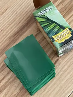 Dragon Shield Matte Emerald Sleeves 100ct Standard Size - MTG Pokemon TCG Sleeve - Image 3