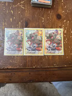 Nintendo Pokemon TCG Lost Origin Hisuian Arcanine TG08/TG30 Holo Promo Lot 3 - Image 1