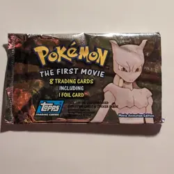 Pokemon Booster Topps - The First Movie - Leer - English - Mewtu/Mewtwo Artwork - Image 1
