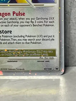 Garchomp LV.X 97/100 Pokemon Majestic Dawn Holo - Image 4
