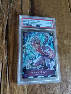 Monkey D. Luffy PSA 10 Jap #041 2024 Promo Bandai card game Fest One piece - Image 1