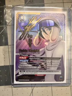 Rukia Kuchiki SR Signed Parallel Union Arena Bleach Vol. 2 UEX01BT/ - Image 2