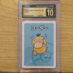 CGC 10 Psyduck Pokemon Playing Cards 2019 JPN Old Maid Japanese Nintendo - Image 4