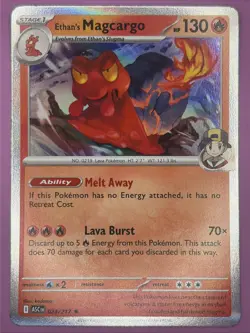 Ethan's Magcargo 024/217 Ascended Heroes Holo Pokemon Card - Image 1