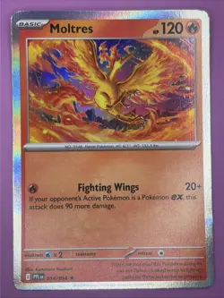 Moltres 014/094 Phantasmal Flames Holo Pokemon Card - Image 1