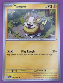 Yamper 030/094 Phantasmal Flames Regular Finish Pokemon Card - Image 1