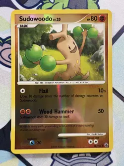 Sudowoodo Lv.25 48/100 Majestic Dawn Uncommon 2008 Reverse Holo Pokemon Card - Image 1