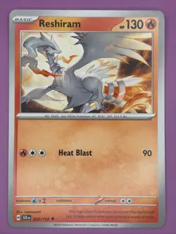Reshiram 022/142 Stellar Crown Regular Finish Pokemon Card - Image 1