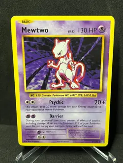 Pokemon Mewtwo 51/108 XY Evolutions Non Holo Pokemon Card Near Mint - Image 1
