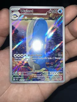 Pokemon TCG Journey Together Wailord Illustration Card 162/159 - Image 1