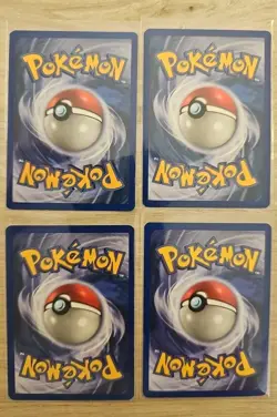 1999 Pokemon Cards Lot Of 4 Base Set Growlithe Arcanine Nidoran Nidorina - Image 4