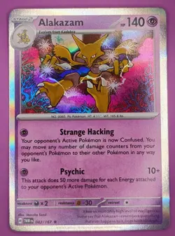 Alakazam 082/167 Twilight Masquerade Holo Pokemon Card - Image 1