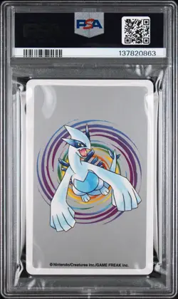 2000 POKEMON SILVER VERSION PLAYING CARDS 8 OF SPADES #136 FLAREON PSA 10 - Image 2