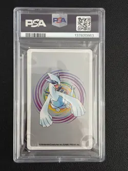 2000 POKEMON SILVER VERSION PLAYING CARDS 8 OF SPADES #136 FLAREON PSA 10 - Image 4