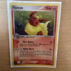 Flareon 5/115 - EX Unseen Forces - Stamped Rare Holo LP Pokemon Card, 2005 - Image 1