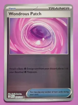Wondrous Patch 094/094 Phantasmal Flames Reverse Holo Pokemon Card - Image 1