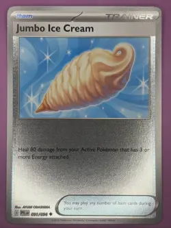 Jumbo Ice Cream 091/094 Phantasmal Flames Reverse Holo Pokemon Card - Image 1