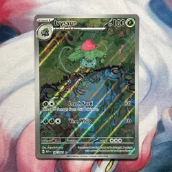 Ivysaur 167/165 IR Illustration Rare Scarlet Violet 151 English Pokemon Card NM - Image 1