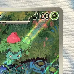 Ivysaur 167/165 IR Illustration Rare Scarlet Violet 151 English Pokemon Card NM - Image 4