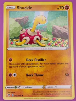Shuckle 085/185 Vivid Voltage Regular Finish Pokemon Card - Image 1