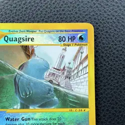 Quagsire 030/147 Aquapolis Reverse Holo Rare 80HP Stage 1 Arita English - Image 2